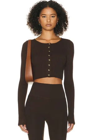 Helsa Ediva Cardigan in Chocolate