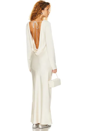 Helsa Angelica Backless Maxi Dress in