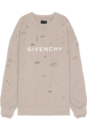 Givenchy Oversized Hole Sweater in Nude