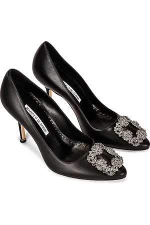 Manolo Blahnik Hangisi 105 Nappa Heel in