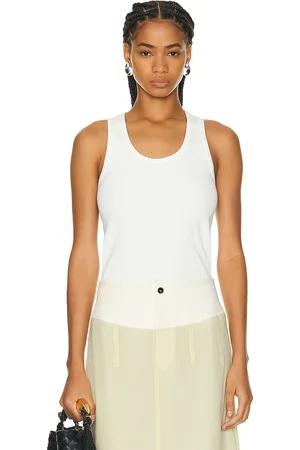 Bottega Veneta Tank Top in White