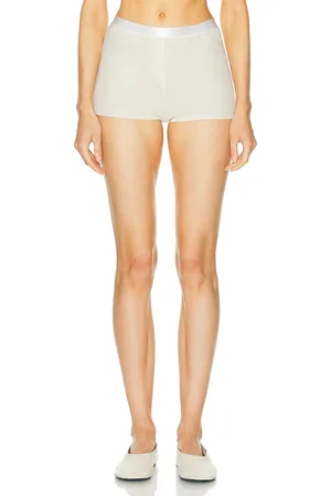 GRLFRND Layering Jersey Shorts in Beige
