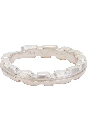 Martine Ali Stacking Groove Ring in Metallic