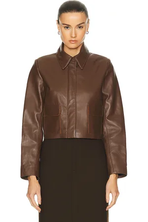Nour Hammour Bleeker Jacket in Brown