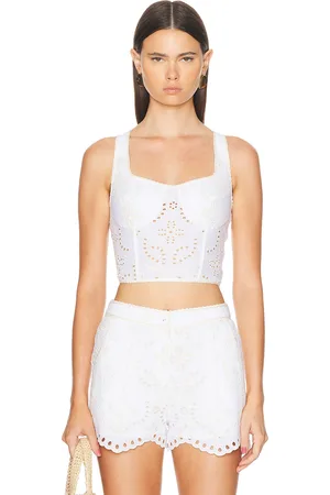 CHARO RUIZ IBIZA Mariel Top in Ivory
