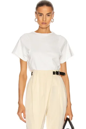 Totême Curved Seam Tee in Ivory