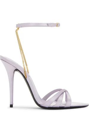 Saint Laurent Ankle Strap Sandal in Lavender