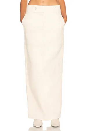Helsa Maxi Skirt in Ivory