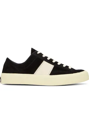 Tom Ford Suede Low Top Sneaker in Black