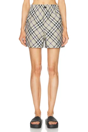 Burberry Elastic Waist Short in Beige