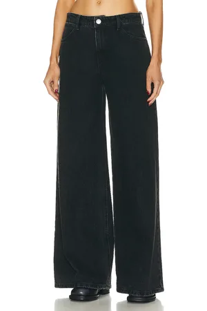 SPRWMN Wide Leg Tapered in Black
