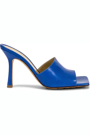 Bottega Veneta Stretch Mule Sandals in Blue