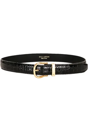 NILI LOTAN Louise Belt in Black