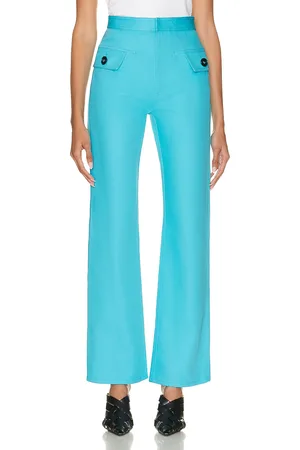 Bottega Veneta Double Pocket Trouser in Teal