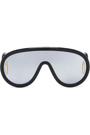 Loewe Wave Mask Sunglasses in Black
