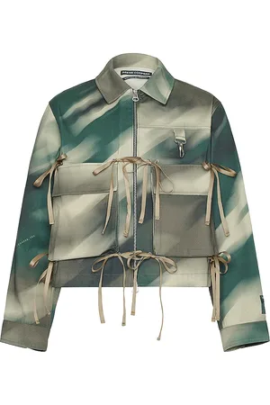 Reese Cooper Modular Pocket Work Jacket in Green