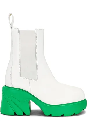 Bottega Veneta Flash Ankle Boots in White