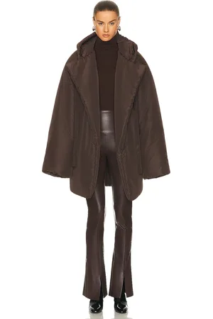 Norma Kamali Hooded Sleeping Bag Car Coat in