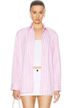 MATTEAU Classic Stripe Shirt in Pink
