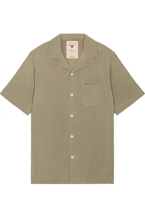 Oas Plain Shirt in Olive