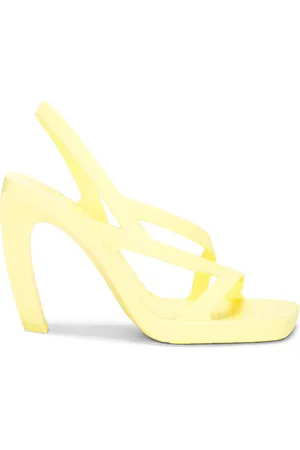 Bottega Veneta Jimbo Slingback Sandal in Yellow