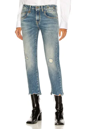 R13 Boy Straight in Denim-Medium