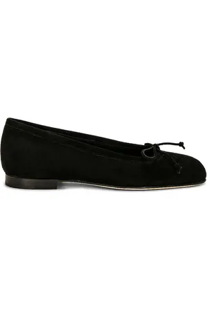 Manolo Blahnik Veralli Suede Ballet Flat in