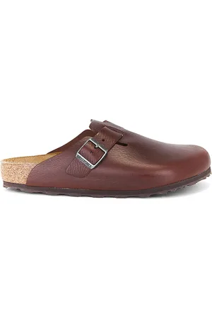 Birkenstock Boston Vintage Bold Grip in Burgundy