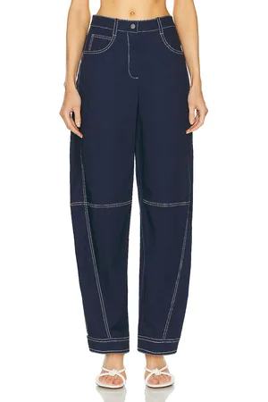 Simkhai Kairi Curved Leg in Navy