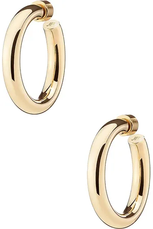 Jennifer Fisher Natasha Mini Hoop Earrings in Metallic Gold