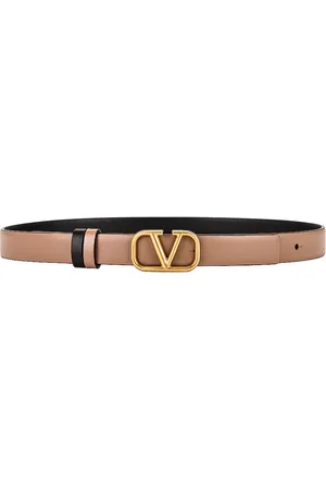 VALENTINO GARAVANI VLogo Belt in Brown