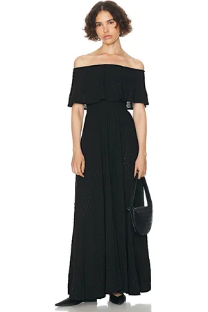 Helsa Petite Eyelet Garden Midi Dress in
