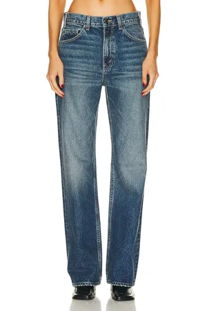 NILI LOTAN Mitchell Wide Leg in Denim-Medium