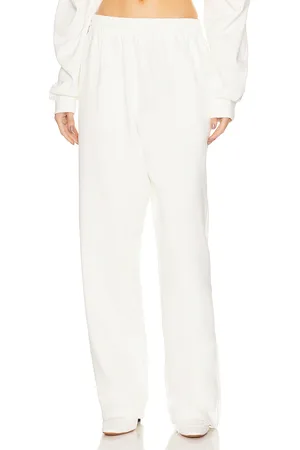 WARDROBE.NYC X Hailey Bieber HB Track Pant in White