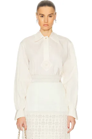 CHANEL Balloon Sleeve Shirt in