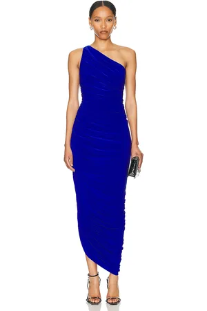 Norma Kamali Diana Gown in Royal