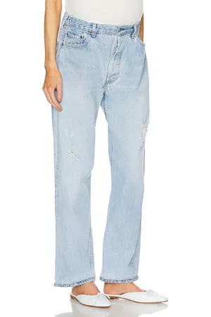 aligrace Maternity Baggy Customs in Denim