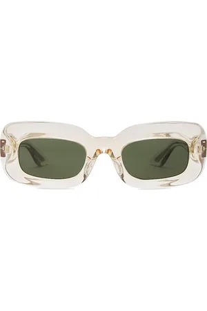 Oliver Peoples X Khaite 1966c Rectangle Sunglasses in Yellow