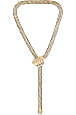 DEMARSON Lexi Necklace in Metallic Gold