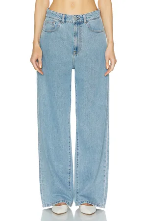 Rohe Low Waist Wide Leg in Denim-Light