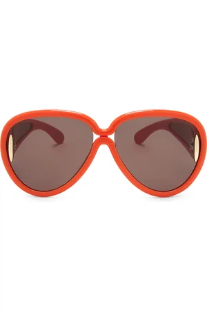 Loewe Shield Sunglasses in Orange