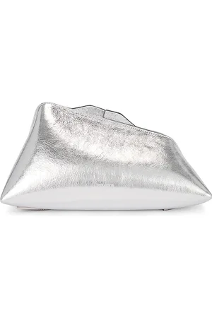 The Attico 8.30 PM Clutch in Metallic