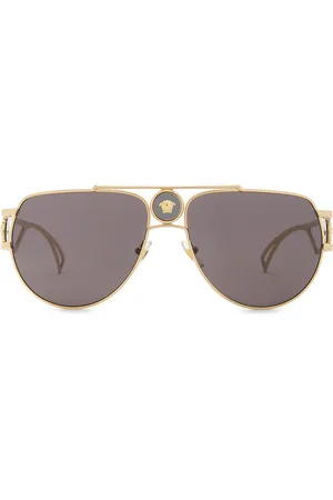 VERSACE Pilot Aviator Sunglasses in Grey