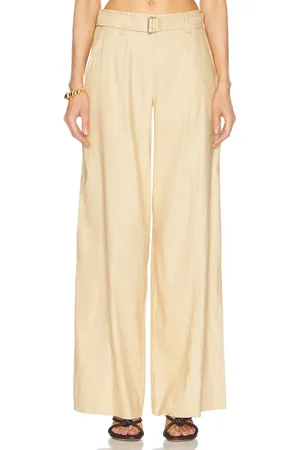 Simkhai Amaya Belted Pants in Tan