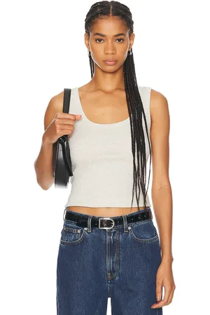 Flore Flore Hillie Tank Top in Light Grey