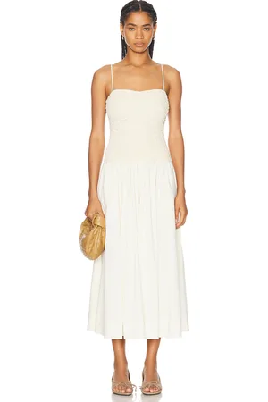 LPA Stacci Midi Dress in Neutral