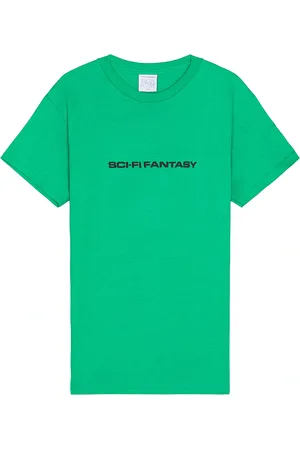 Sci-Fi Fantasy Textured Logo Tee in