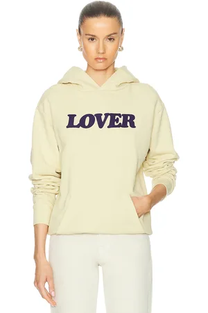 Bianca Chandon Lover Logo Hoodie in Taupe