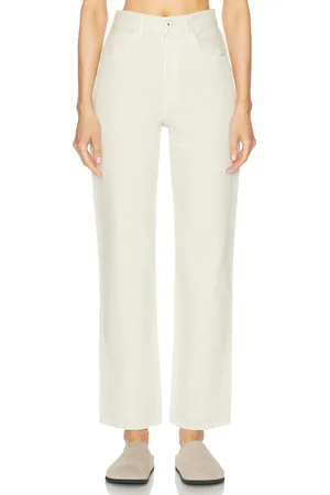 SLVRLAKE London Straight Leg in Ivory