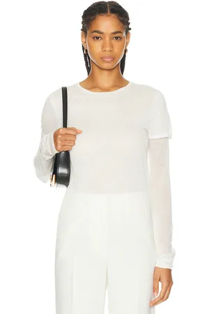Totême Layered Knit Tee in Grey